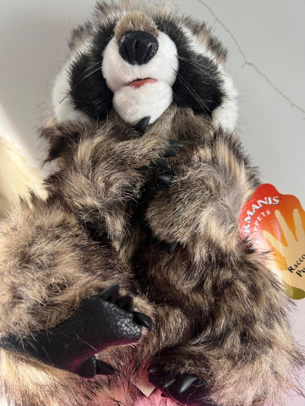 Folkmanis Racoon Puppet - Picture 8 of 11